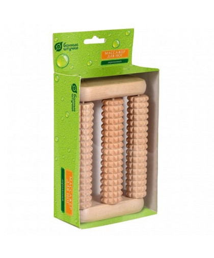 Массажер деревянный для ног 14*9*4см "Банные Штучки" Массажер деревянный для ног 14*9*4см "Банные Штучки"