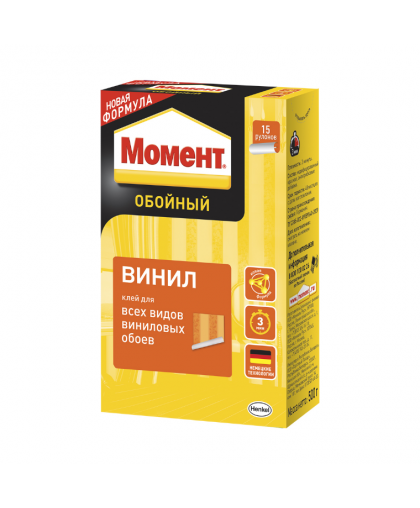 Клей обойный МОМЕНТ-ВИНИЛ 500гр