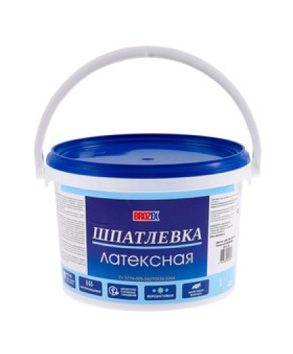 Шпатлевка латексная BROZEX 3,0кг