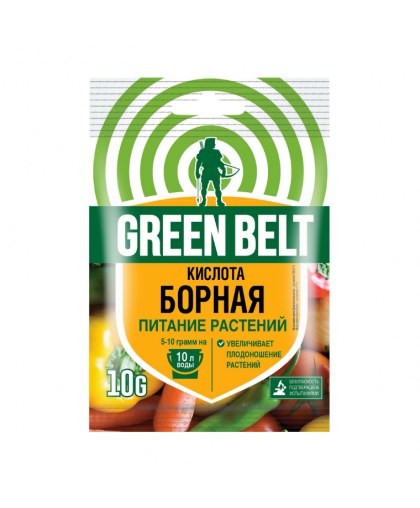 Борная кислота 10гр (Грин Бэлт)