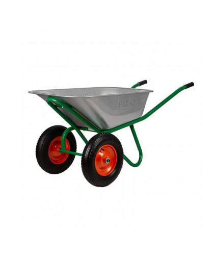 Тачка садово-строительная, 2-х колесная, усиленная, грузоподъемность 320кг, объем 120л PALISAD