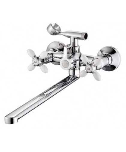 Смеситель универсальный с плоским прямым изливом с перекл. душа Р2771-7 POTATO Смеситель универсальный с плоским прямым изливом с перекл. душа Р2771-7 POTATO