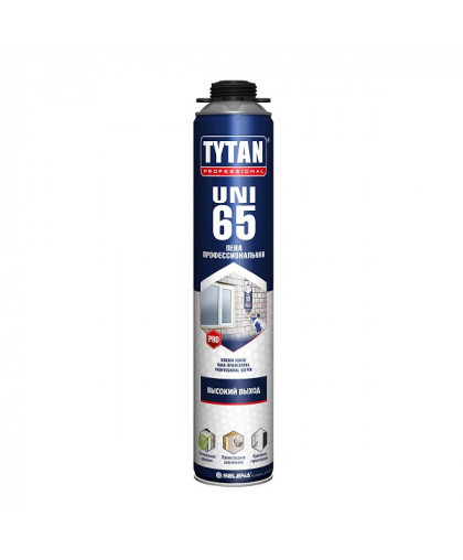 Пена монтажная профессиональная TYTAN 65 UNI 750мл