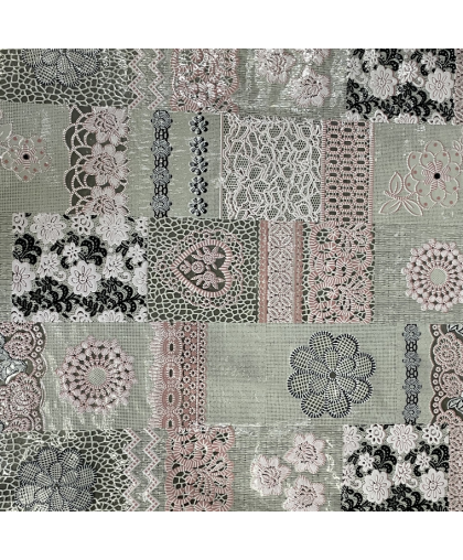 Клеенка " LACE" ажурная розовая NT-184A 1,32*20м