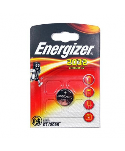 Элемент питания Energizer Luthium CR2032 PIP1 1шт Элемент питания Energizer Luthium CR2032 PIP1 1шт