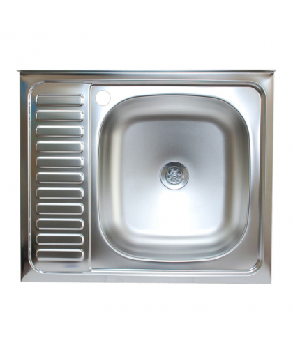 Мойка нерж. накладная 0,4 600*500*160 правая