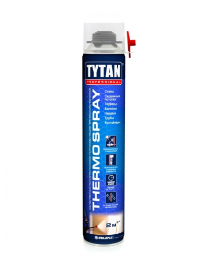 Утеплитель напыляемый профессиональный TYTAN THERMOSPRAY 870мл