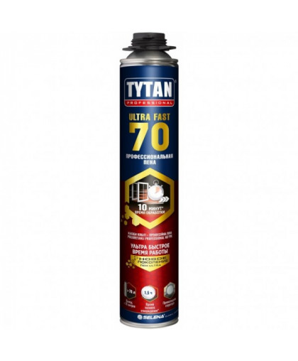 Пена монтажная профессиональная TYTAN "ULTRA FAST 70" 870мл