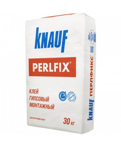 Клей монтажный KNAUF Перлфикс 30кг (для приклеивания ГКЛ, изол.материалов)