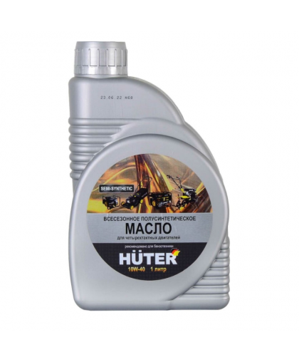 Масло 4-тактное 1,0л полусинтетика HUTER