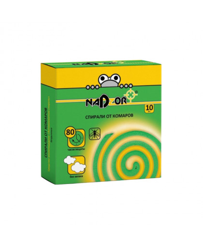 Спирали от комаров 10шт NADZOR