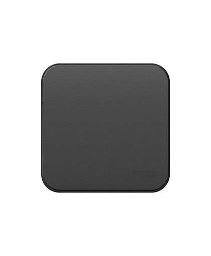 Выключатель BLANCA однокл. наружный 10А 250В с изол.пластиной антрацит