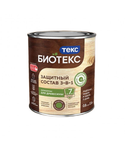 Антисептик БИОТЕКС 3 в 1 палисандр 0,8л