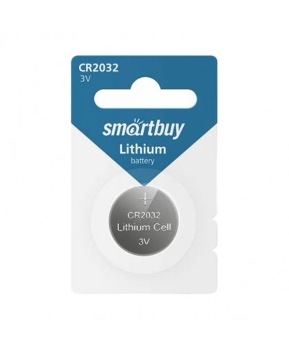 Элемент питания CR2032 Smartbuy 1шт