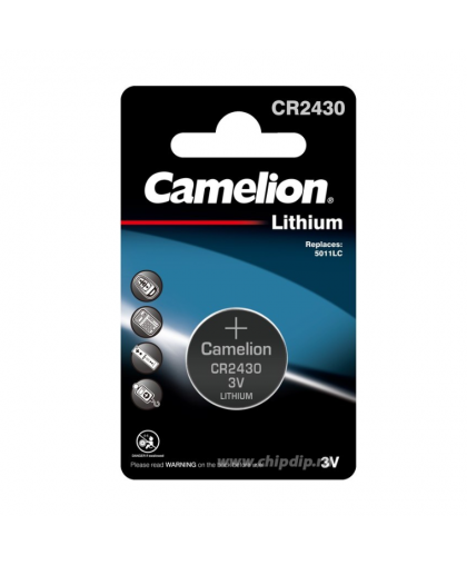 Элемент питания Camelion CR2430 1шт