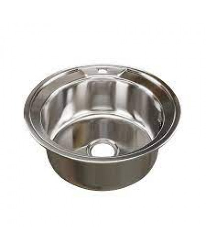 Мойка накладная 0,6 д490*170мм выпуск с сифоном MIXLINE