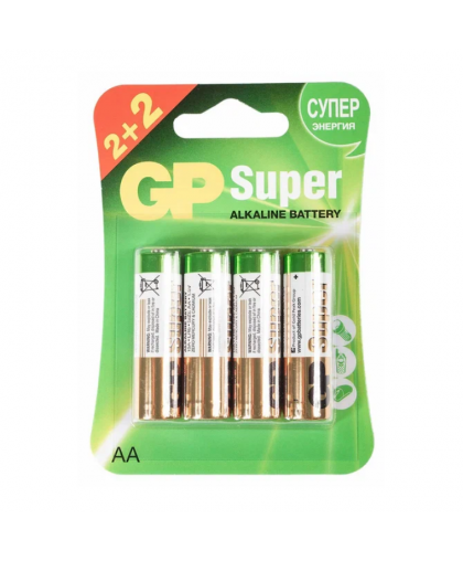 Элемент питания GP Super LR06 4ШТ