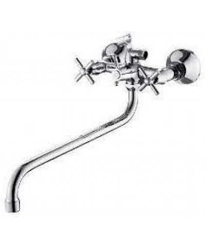 Смеситель для ванны Эверест с длинным изливом В22-023 Смеситель для ванны Эверест с длинным изливом В22-023