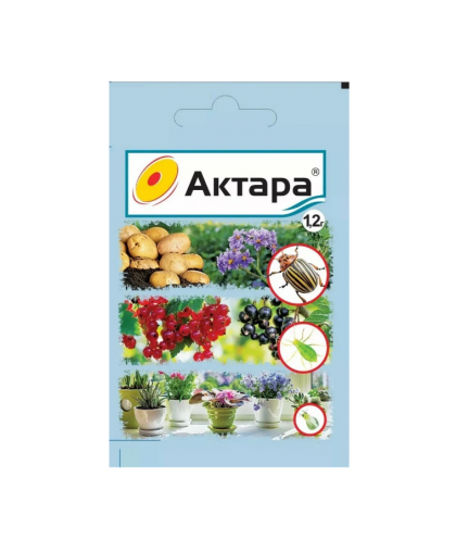 Средство АКТАРА ВДГ от колорадского жука, тли, белокрылки 1,2г