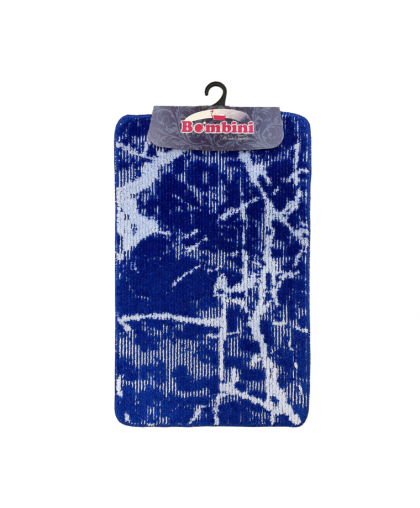 Коврик для ванной BOMBINI CLASSIC 50*80см сине-голубой