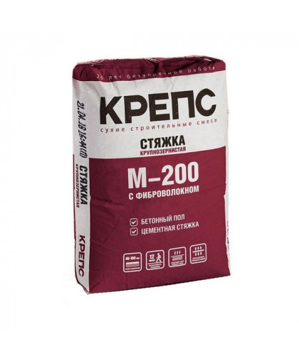 Стяжка М200 КРЕПС 25кг