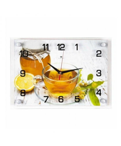 Часы 21 Век 25*35см "Медовый чай" 2535-037