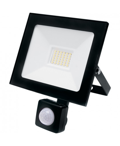 Прожектор VLF8-D2-30-6500-В с датчиком движения 220V IP65 VKL