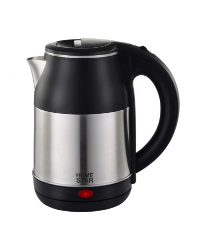 Чайник электрический HS-1034 1,8л 1,5кВт диск нерж.сталь/черный HomeStar
