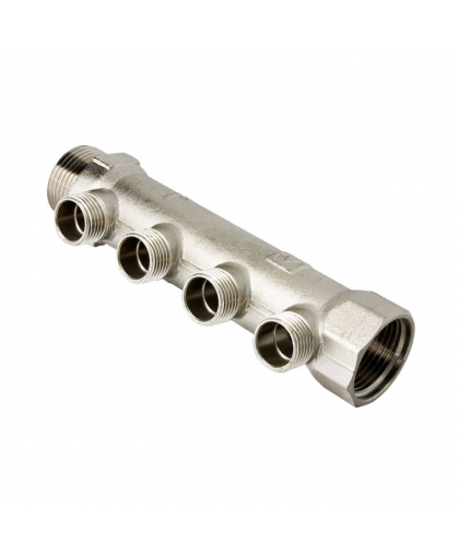 Коллектор с резьбой НР 3/4*1/2 4вых. VALTEC