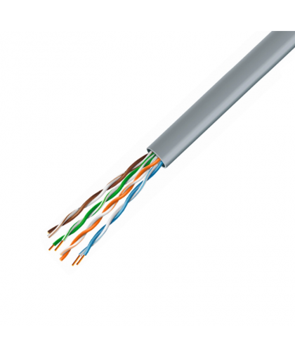 Кабель витая пара U/UTP CAT5E 4PR AWG24 CU PVC INDOOR ТУ