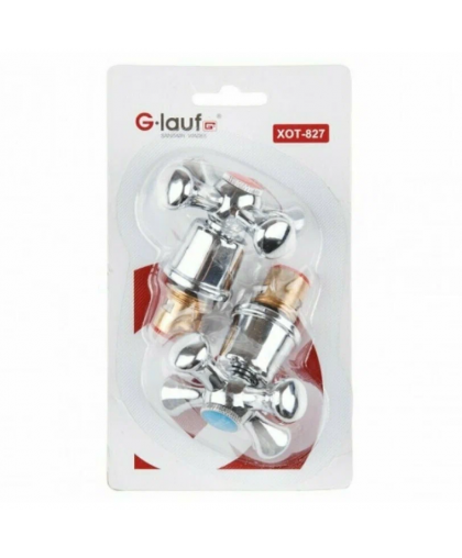 Комплект кран-букс G-lauf ХОТ-827 24шл кер. 180С 1/2" + маховик