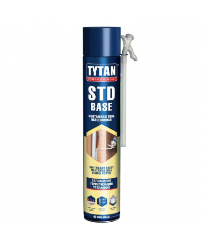 Пена монтажная бытовая TYTAN STD BASE всесезонная 750мл