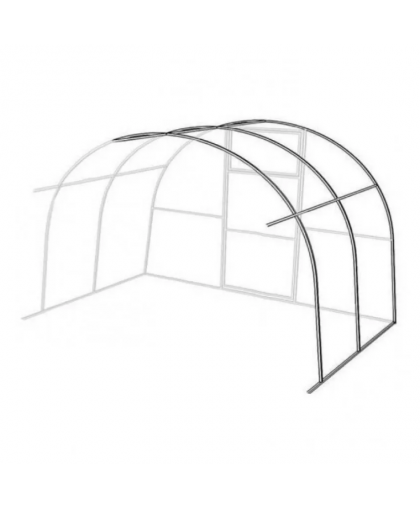 Удлинение к теплице 3*2м (шаг 1м, белый) Удлинение к теплице 3*2м (шаг 1м, белый)