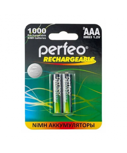 Аккумулятор Perfeo R03 1000mAh (2шт)