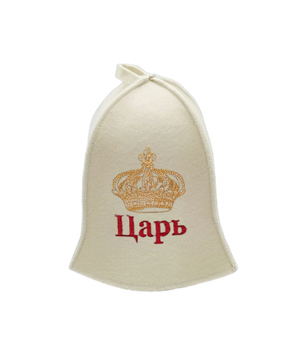 Шапка банная "Царь" БАЦЬКИНА БАНЯ