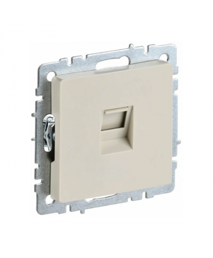 Розетка компьютерная RJ45 кат.5Е РК10-БрКр бежевый BRITE IEK