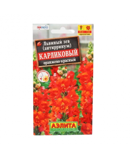 Львиный зев Карликовый красный 10шт