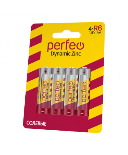 Элемент питания Perfeo R6 Dynamic Zinc 4шт