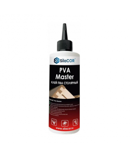 Клей ПВА столярный SILACOR PVA Master 250мл