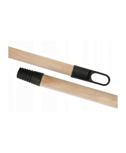 Черенок для щетки дерев.чернок с резьбой евро 120мм Черенок для щетки дерев.чернок с резьбой евро 120мм