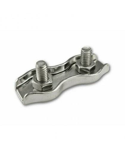 Зажим для троса 3мм двойной (1шт)