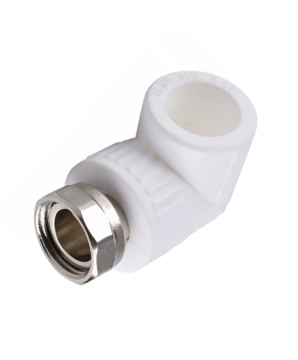 Угольник D25*3/4" с накид.гайкой ПП