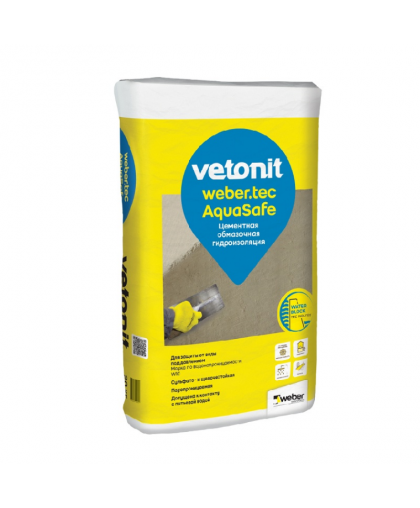 Гидроизоляция цементная VETONIT AquaSafe 20кг