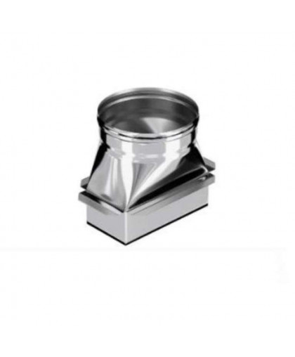 Переход Craft нерж (304/0,5мм) с кирпич.кладки 125*250мм на д150