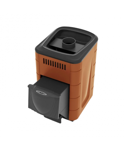 Печь для бани ТМФ Компакт 2017 Inox дверца антрацит терракота