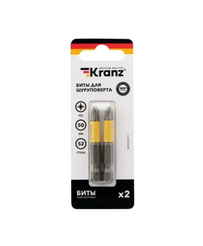 Бита PZ/SL2*50мм (2шт) Kranz