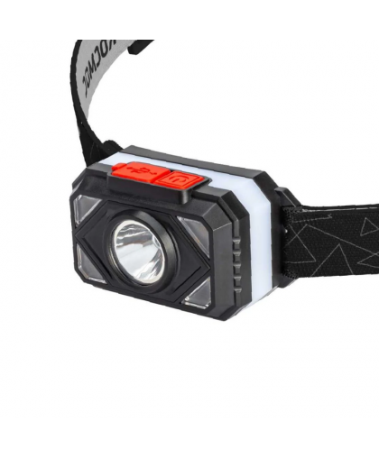 Фонарь налобный аккумуляторный Космос 511 2Вт+2ВтSMD 500мАч