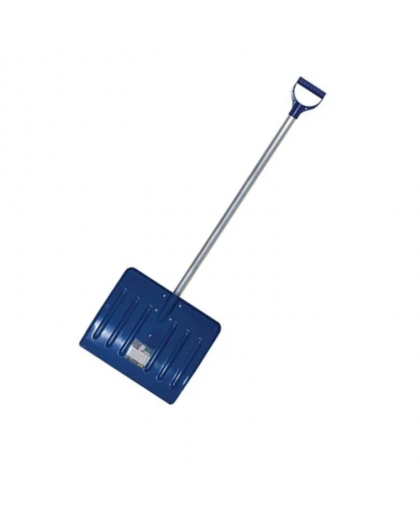 Лопата снегоуб. пластик 460*400*1380мм Профи поликарбонатная, алюм.черенок FIT