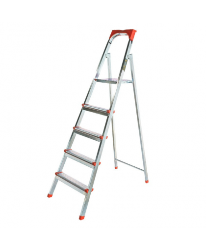 Лестница-стремянка стальная, 5 ступеней, вес 6,65 кг FIT