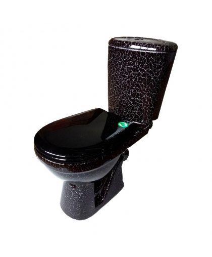 Унитаз-компакт "Комфорт", черный кракелюр (косой, ниж.подв, арм.2-х кн.) ROSA г.Киров Унитаз-компакт "Комфорт", черный кракелюр (косой, ниж.подв, арм.2-х кн.) ROSA г.Киров